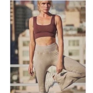 NWOT!!!  FREE PEOPLE GOOD KARMA FLARE LEGGINGS XS-S